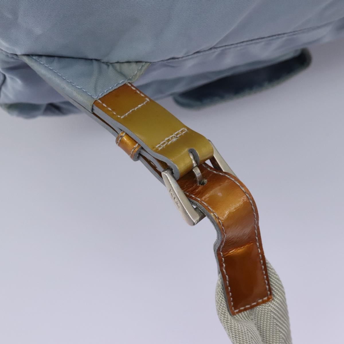 Prada Re-Nylon Blue Synthetic Backpack Bag (Pre-Owned)