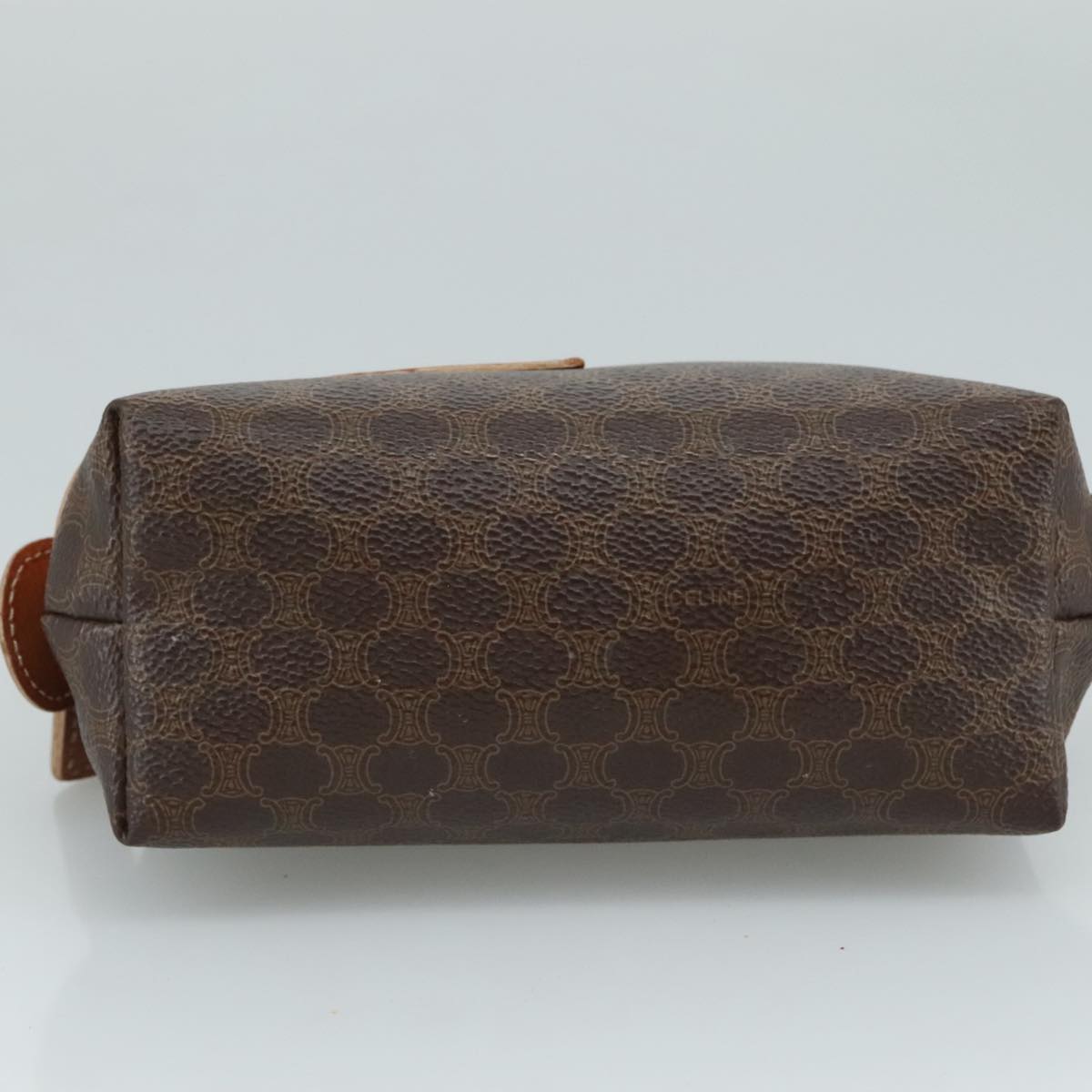 Céline Macadam Brown Canvas Clutch Bag (Pre-Owned)