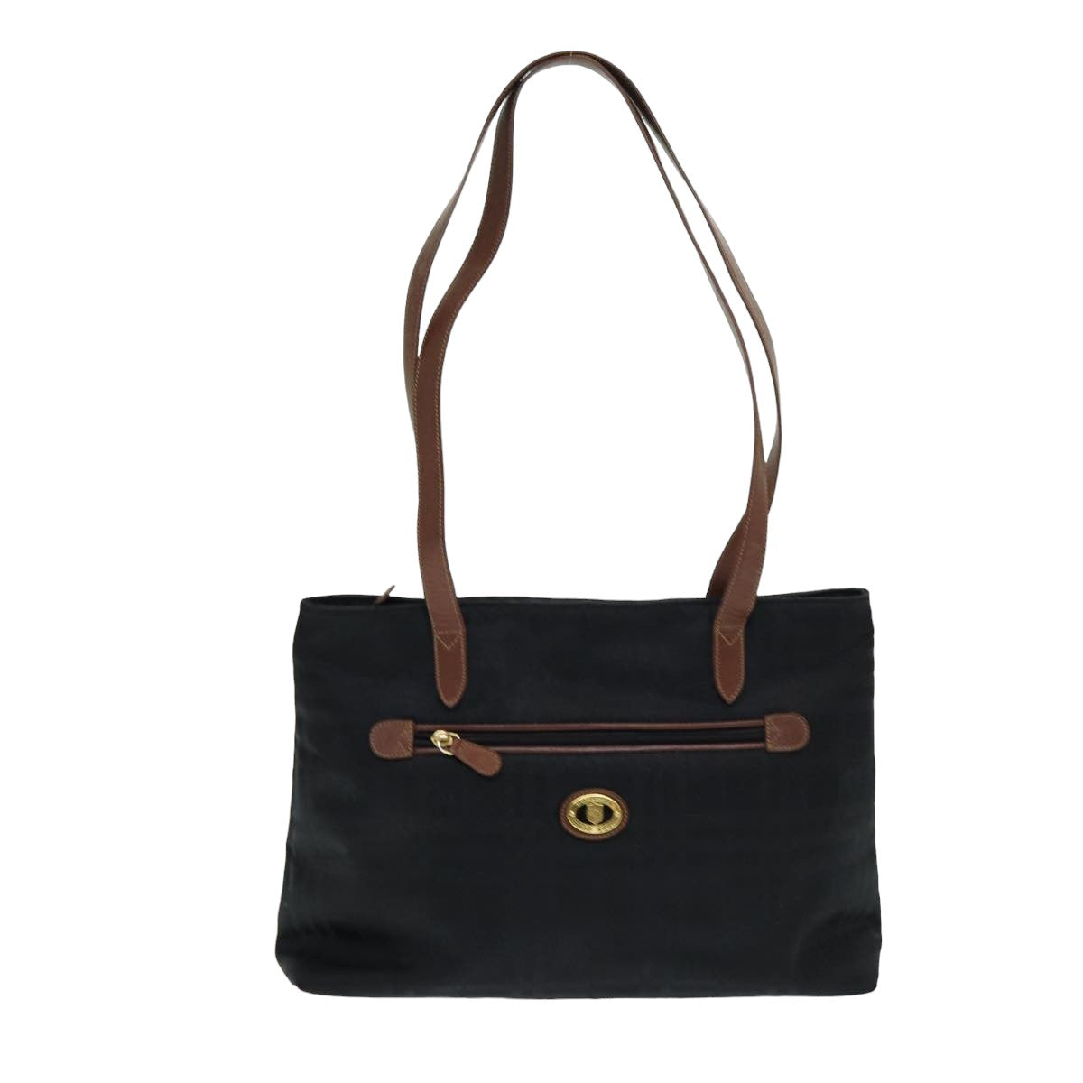 Burberry - Black Canvas Tote Bag (Pre-Owned)