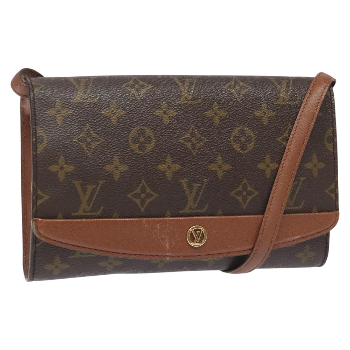 Louis Vuitton Bordeaux Brown Canvas Shoulder Bag (Pre-Owned)