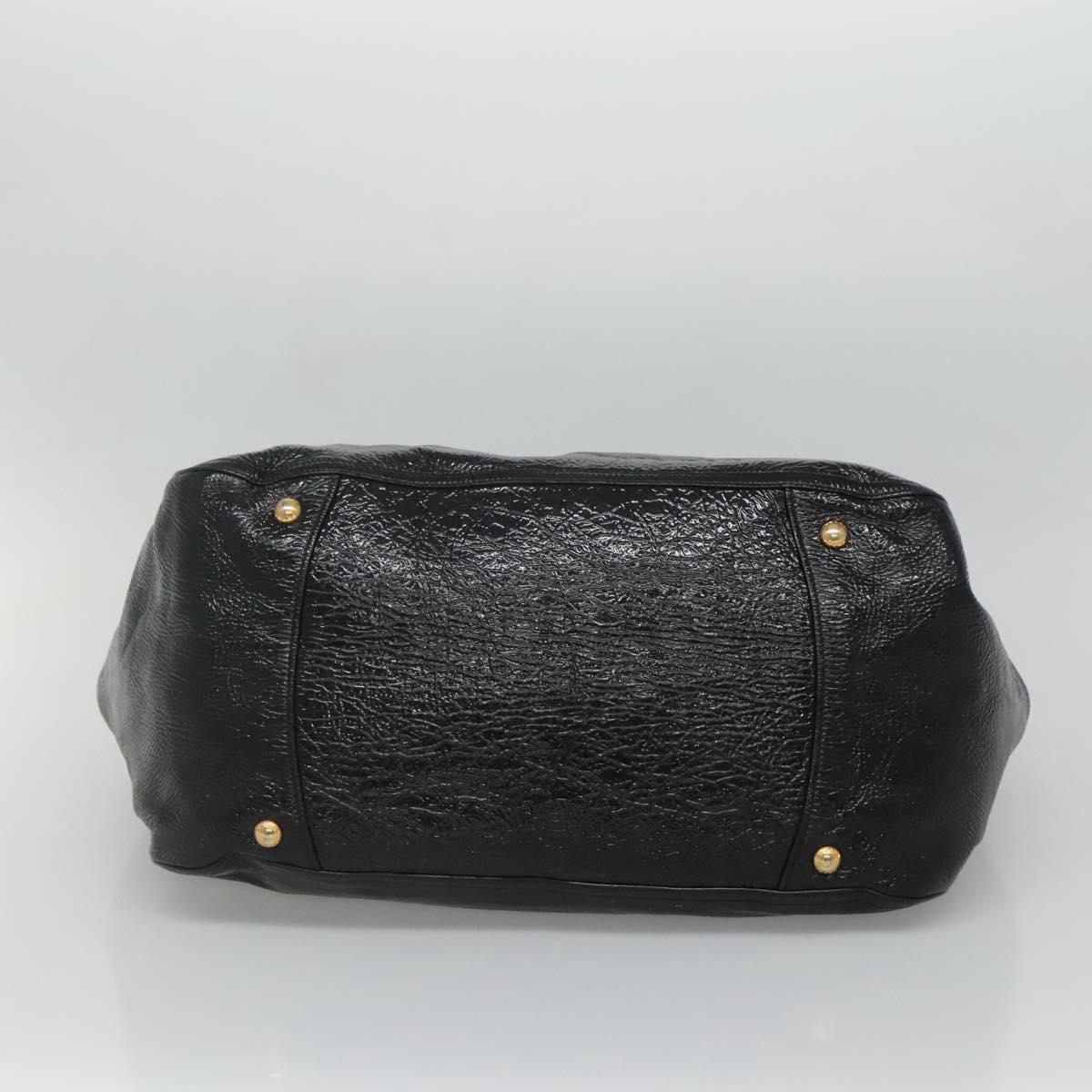 Prada Black Patent Leather Tote Bag (Pre-Owned)