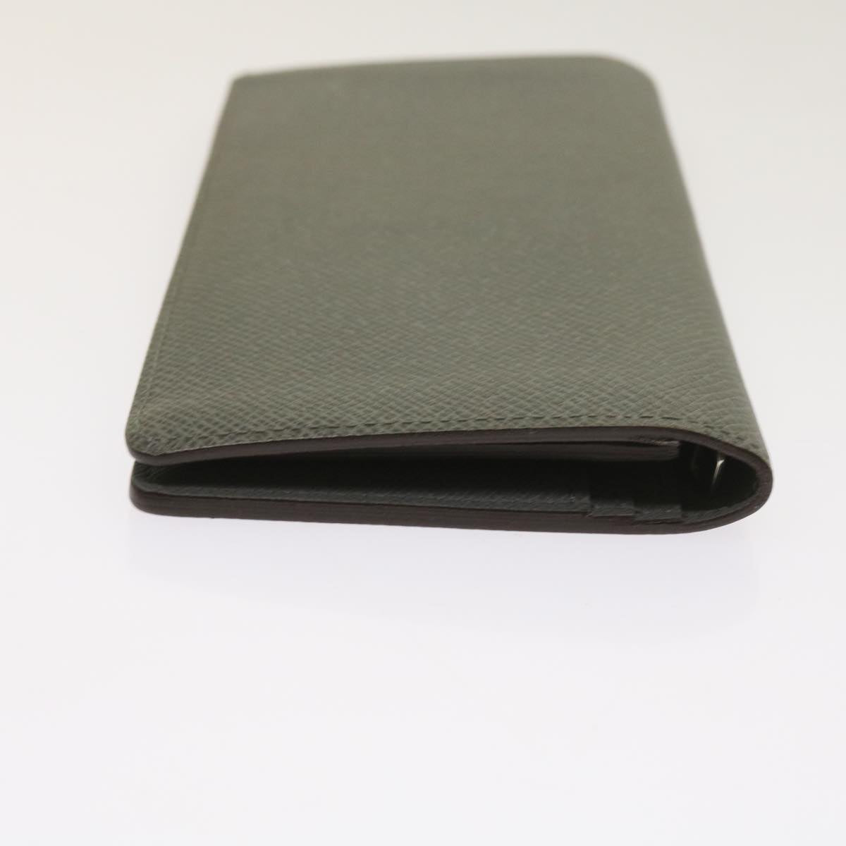 Louis Vuitton Portefeuille Brazza Grey Leather Wallet (Pre-Owned)