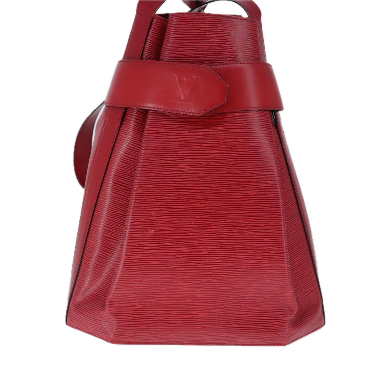 Louis Vuitton Sac D'épaule Red Leather Shoulder Bag (Pre-Owned)