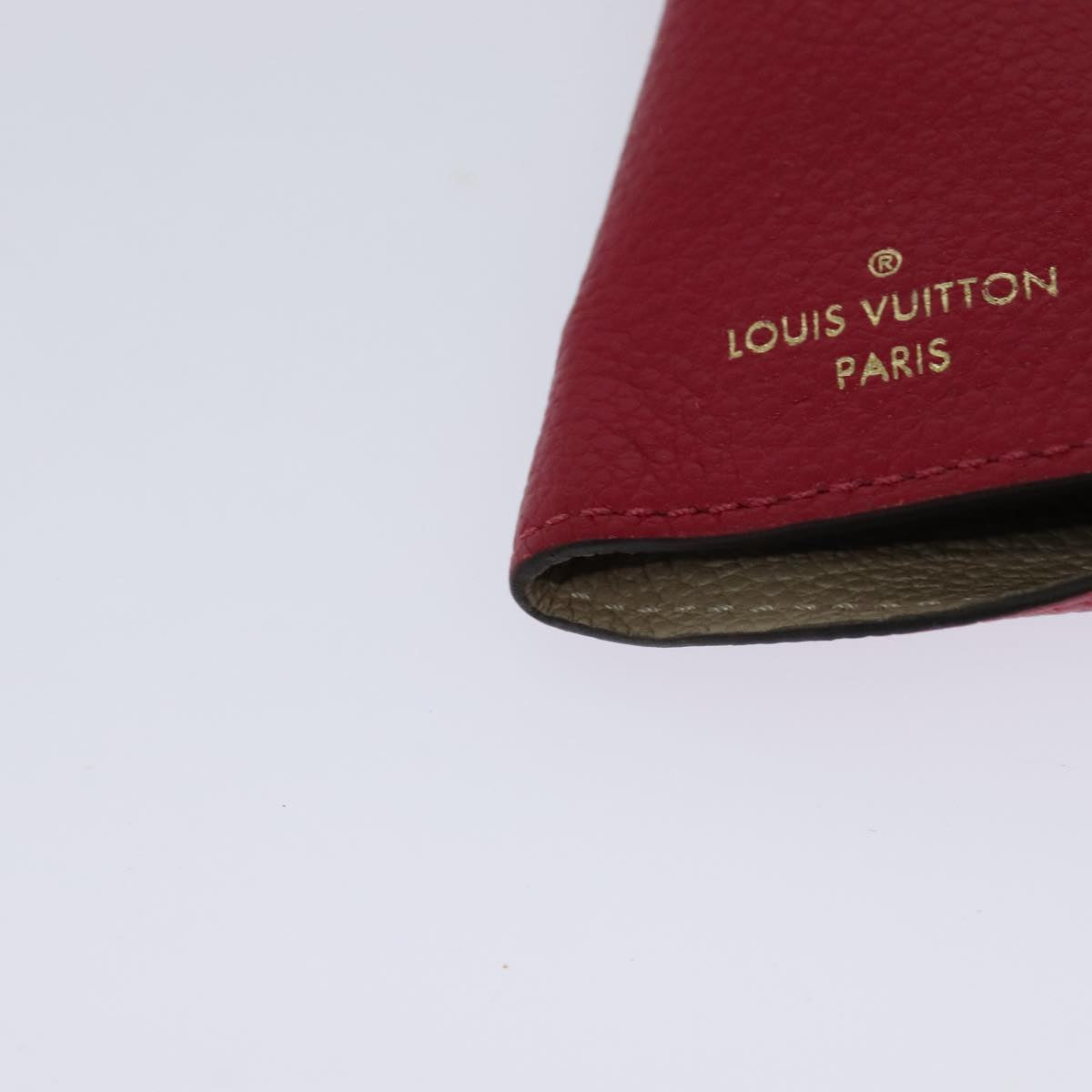 Louis Vuitton Berlingo Red Leather Wallet (Pre-Owned)