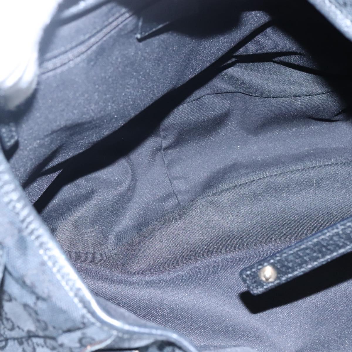 Gucci Abbey Black Canvas Tote Bag (Pre-Owned)