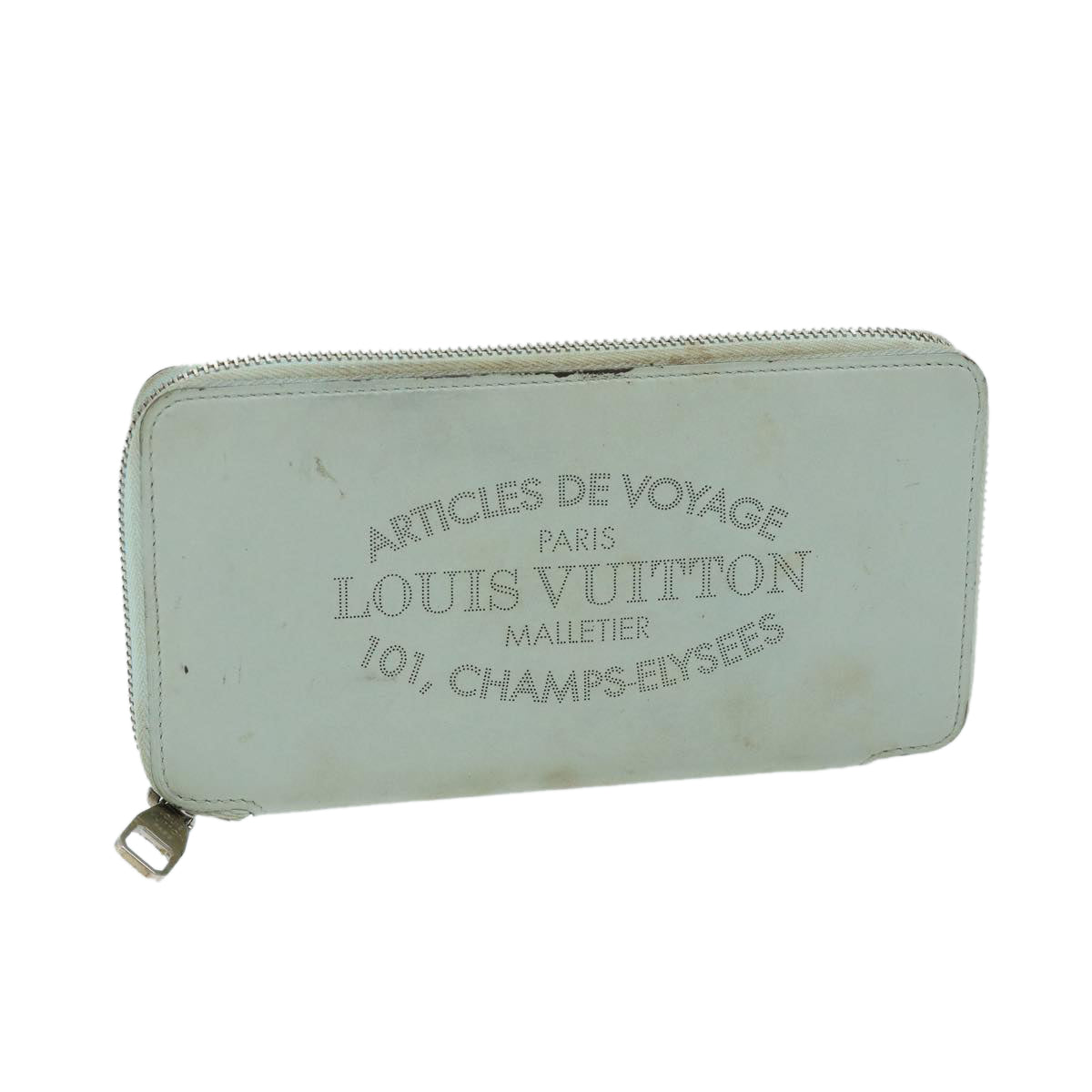 Louis Vuitton Jena Blue Leather Wallet (Pre-Owned)