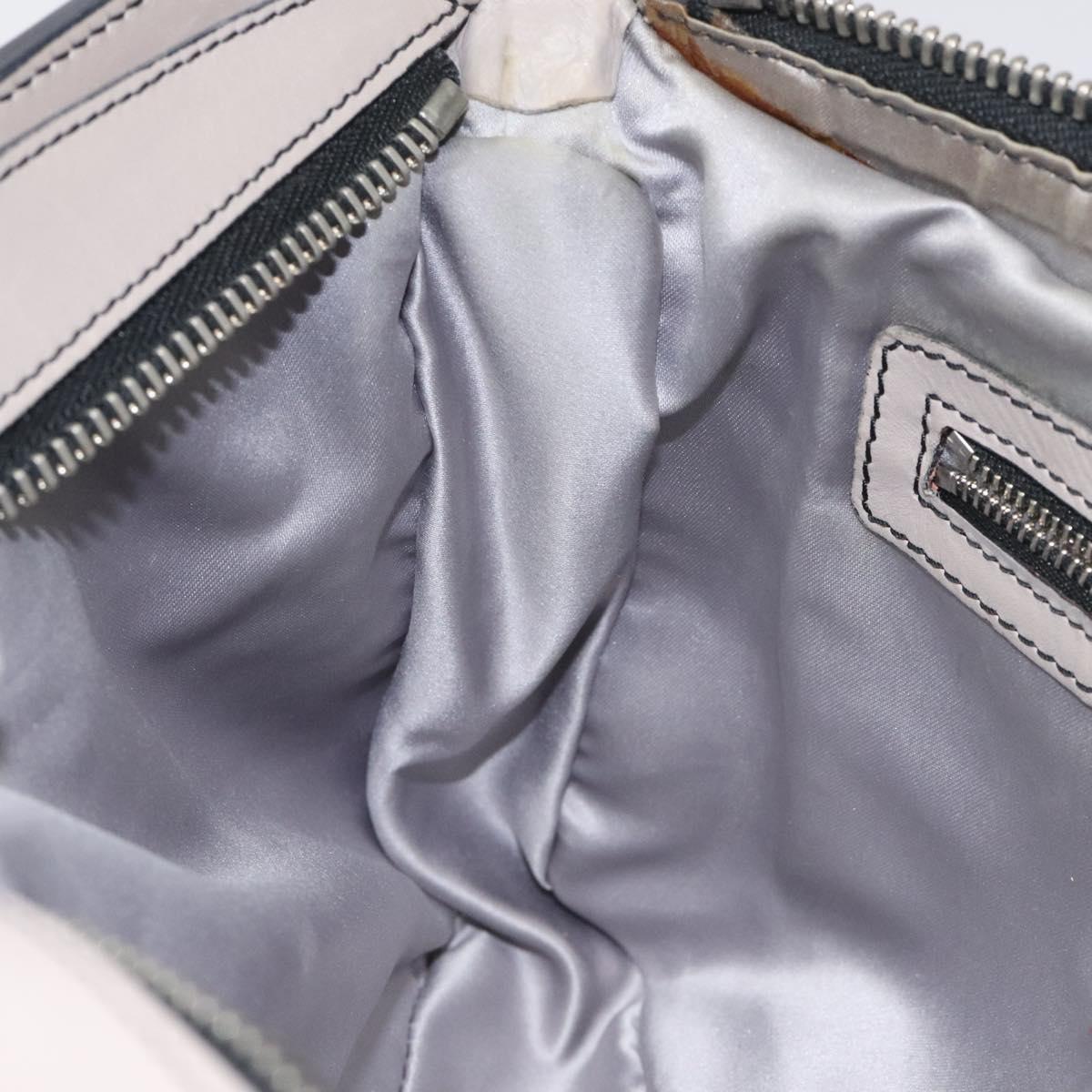 Valentino Garavani Grey Leather Shoulder Bag (Pre-Owned)