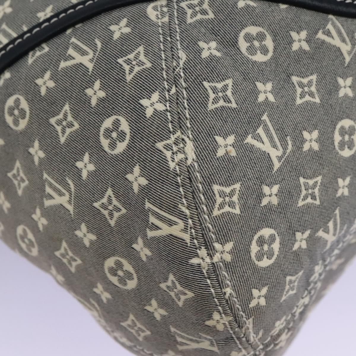 Louis Vuitton Elegie Grey Canvas Shoulder Bag (Pre-Owned)