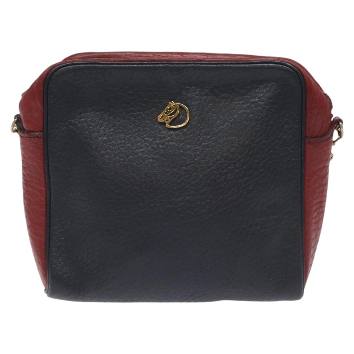 Hermès -- Navy Leather Shoulder Bag (Pre-Owned)