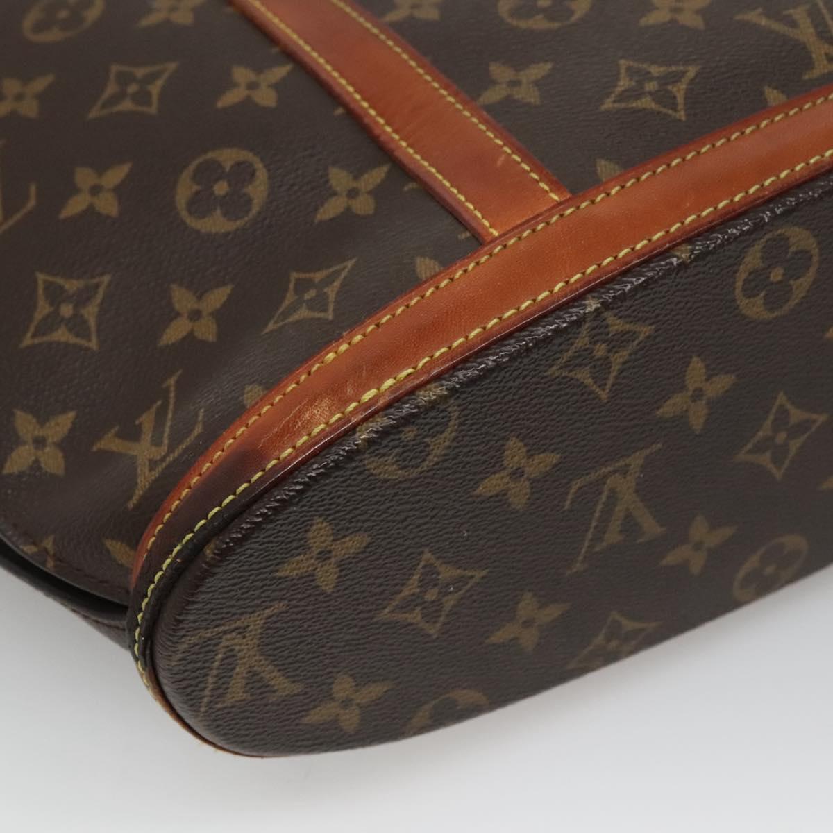 Louis Vuitton Babylone Brown Canvas Tote Bag (Pre-Owned)