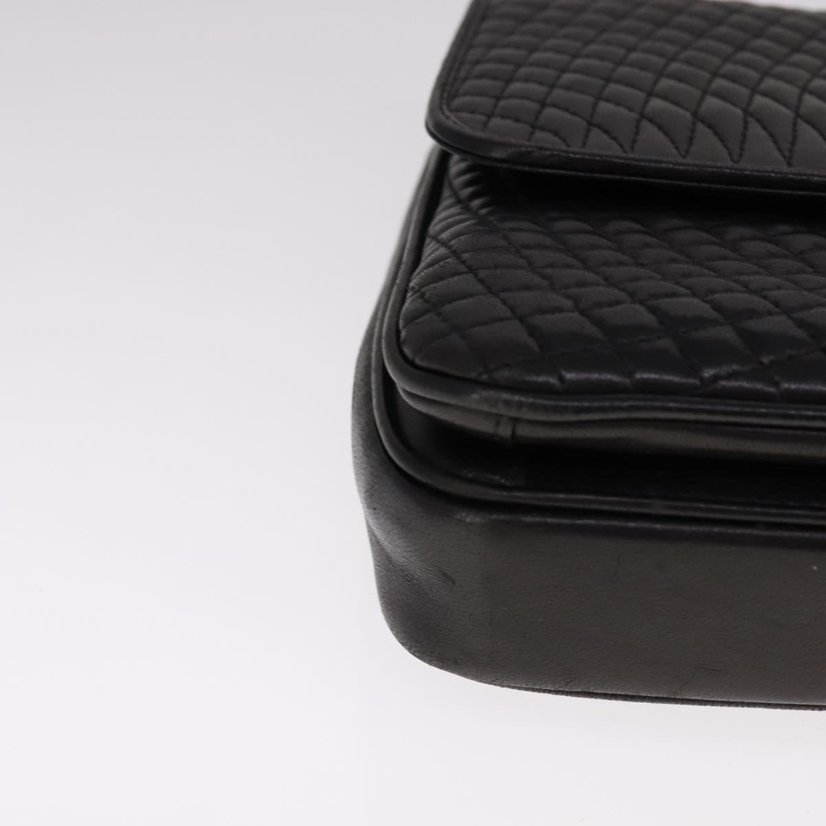 Bally Black Leather Shoulder Bag (Pre-Owned)