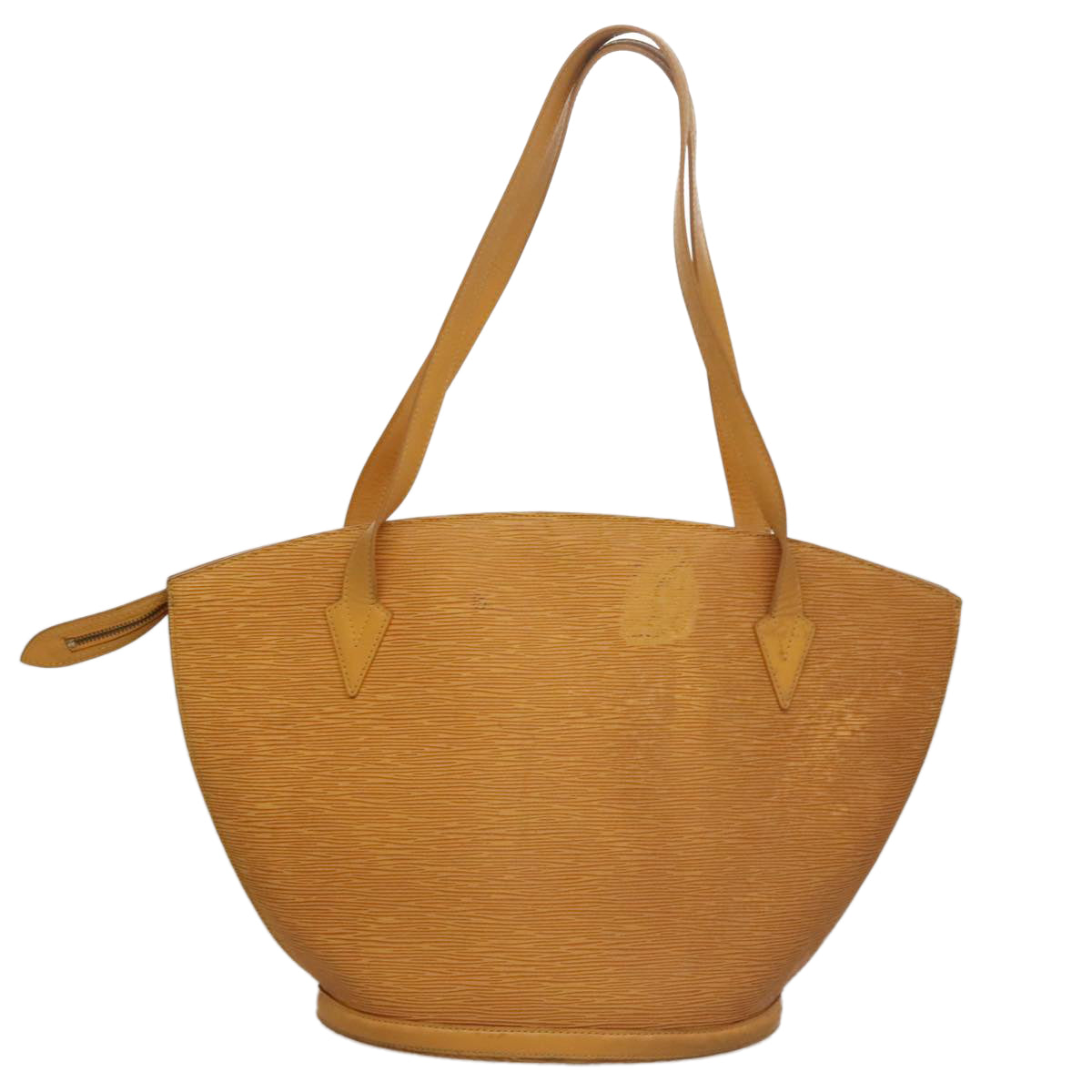 Louis Vuitton Saint Jacques Yellow Leather Shoulder Bag (Pre-Owned)