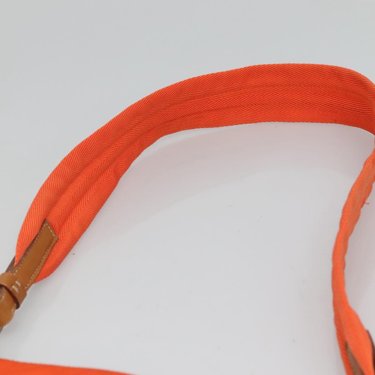 Prada Re-Nylon Orange Synthetic Shoulder Bag (Pre-Owned)