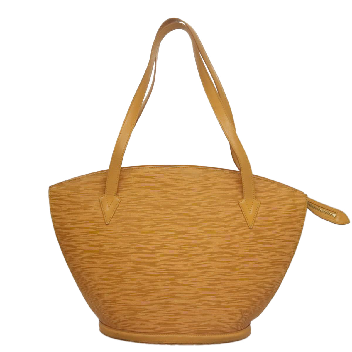 Louis Vuitton Saint Jacques Yellow Leather Shoulder Bag (Pre-Owned)