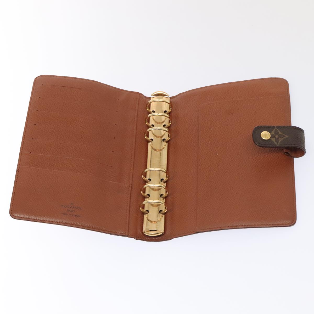 Louis Vuitton Agenda Cover Brown Canvas Wallet (Pre-Owned)