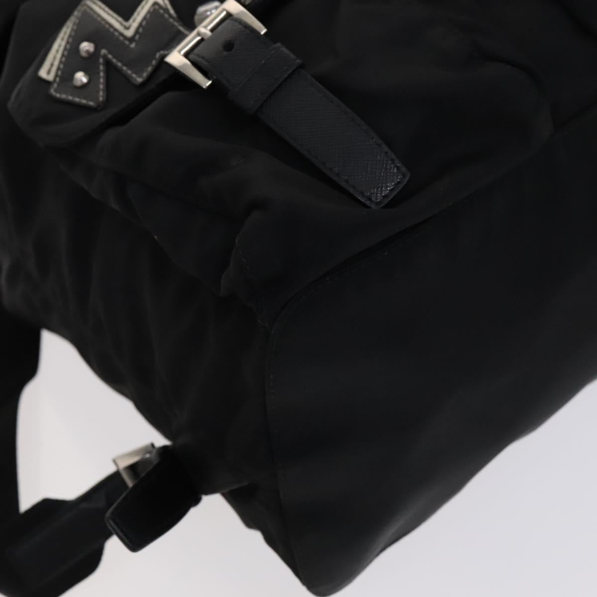 Prada Robot Black Synthetic Backpack Bag (Pre-Owned)