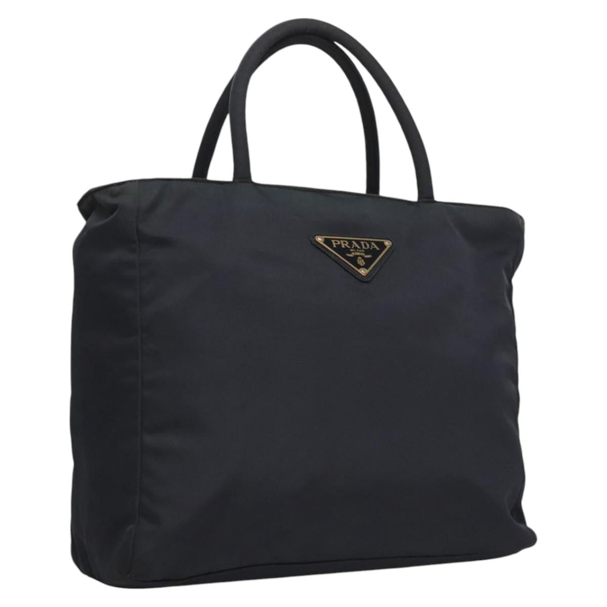 Prada Tessuto Navy Synthetic Tote Bag (Pre-Owned)