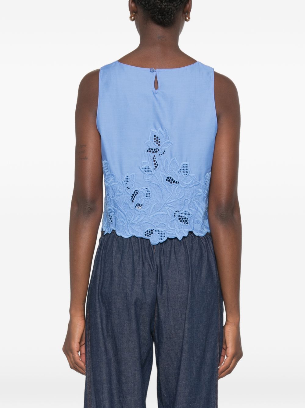 Ermanno Scervino Women's Top Light Blue