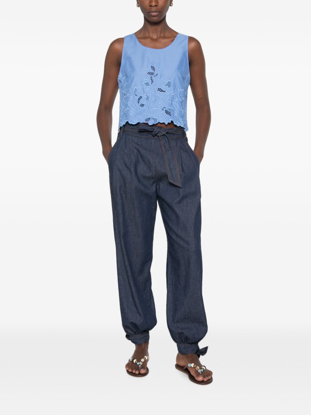 Ermanno Scervino Women's Top Light Blue