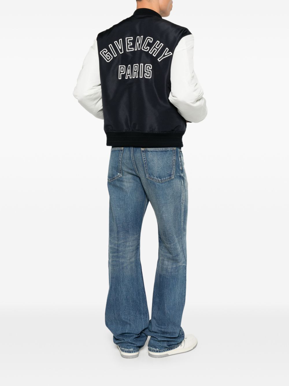 Givenchy Men's Logo Embroidered Windbreaker