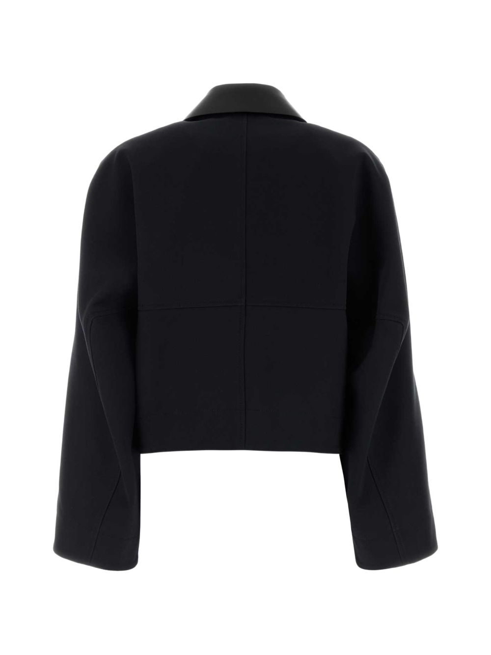 Givenchy Women's Leather-Collar Cotton Jacket
