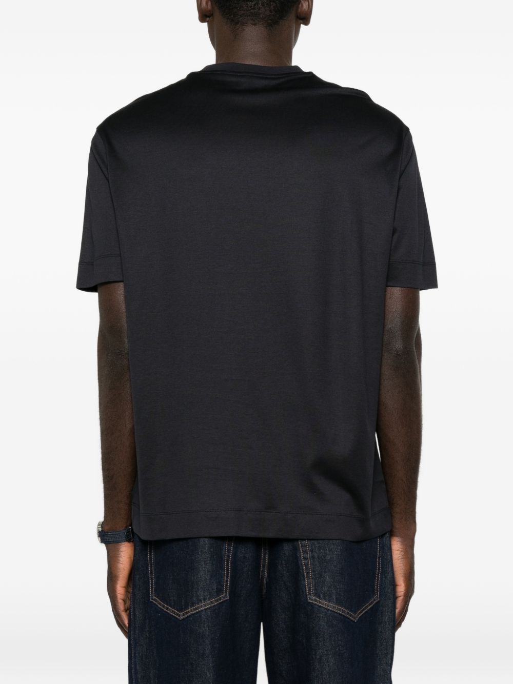 Emporio Armani Men's T-Shirts And Polos Navy