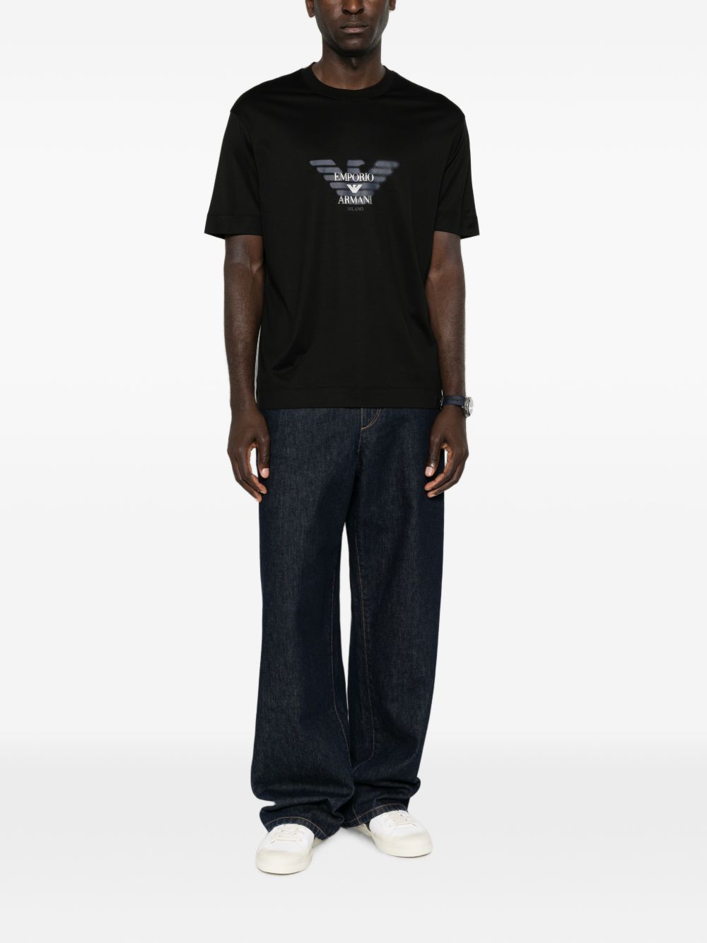 Emporio Armani Men's T-Shirts And Polos Black