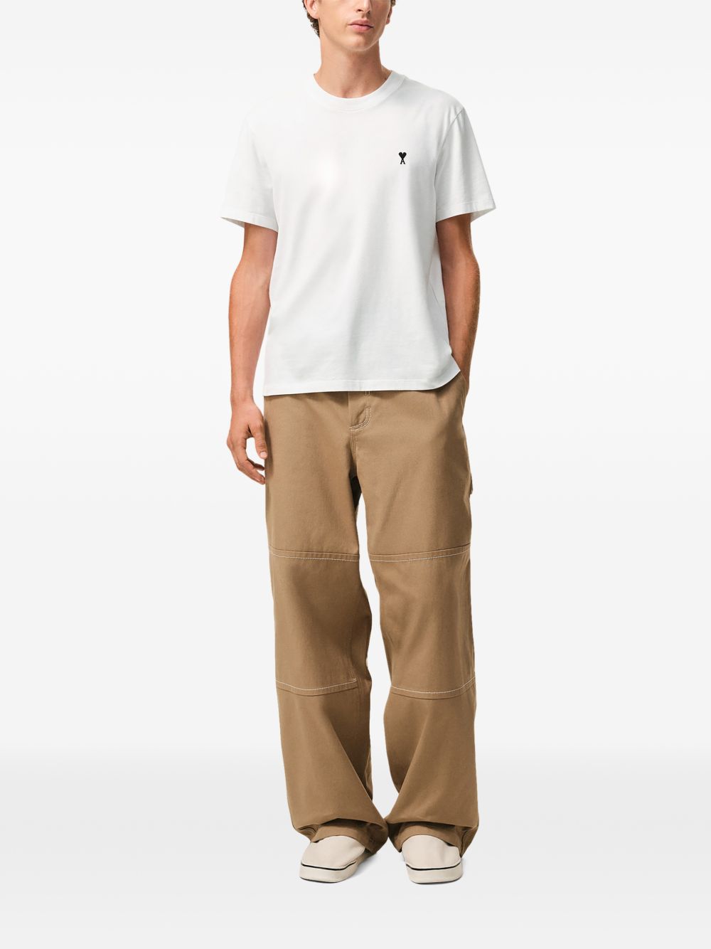 Ami Paris Men's T-Shirts And Polos White