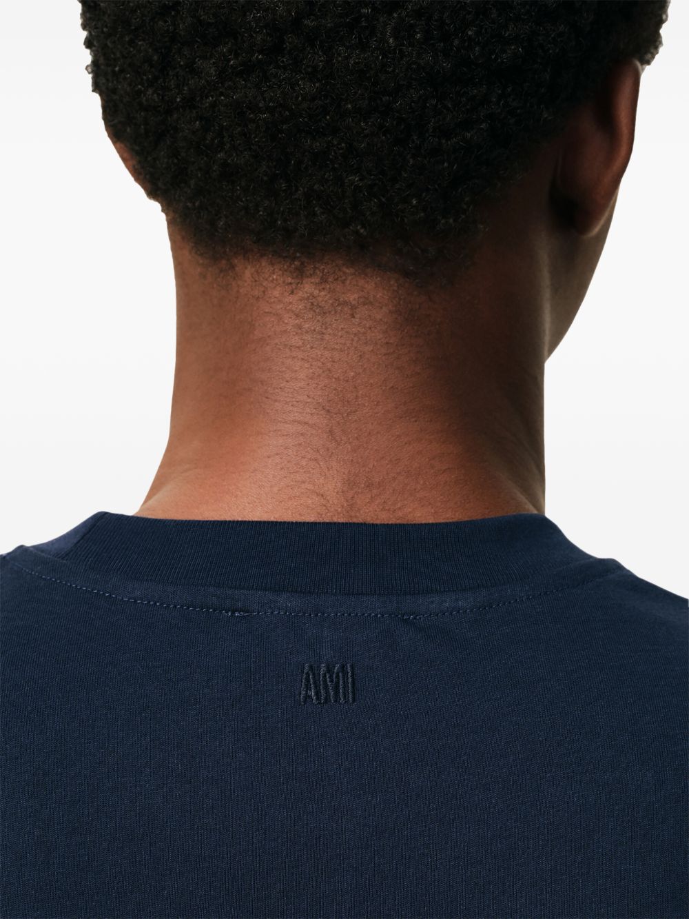 Ami Paris Men's T-Shirts And Polos Navy