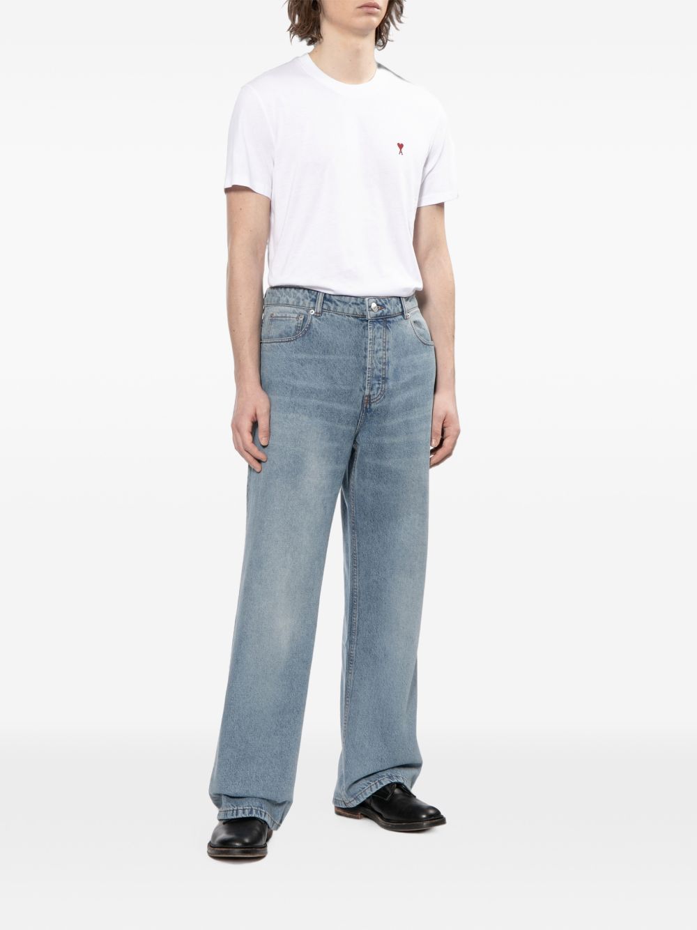 Ami Paris Men's T-Shirts And Polos White