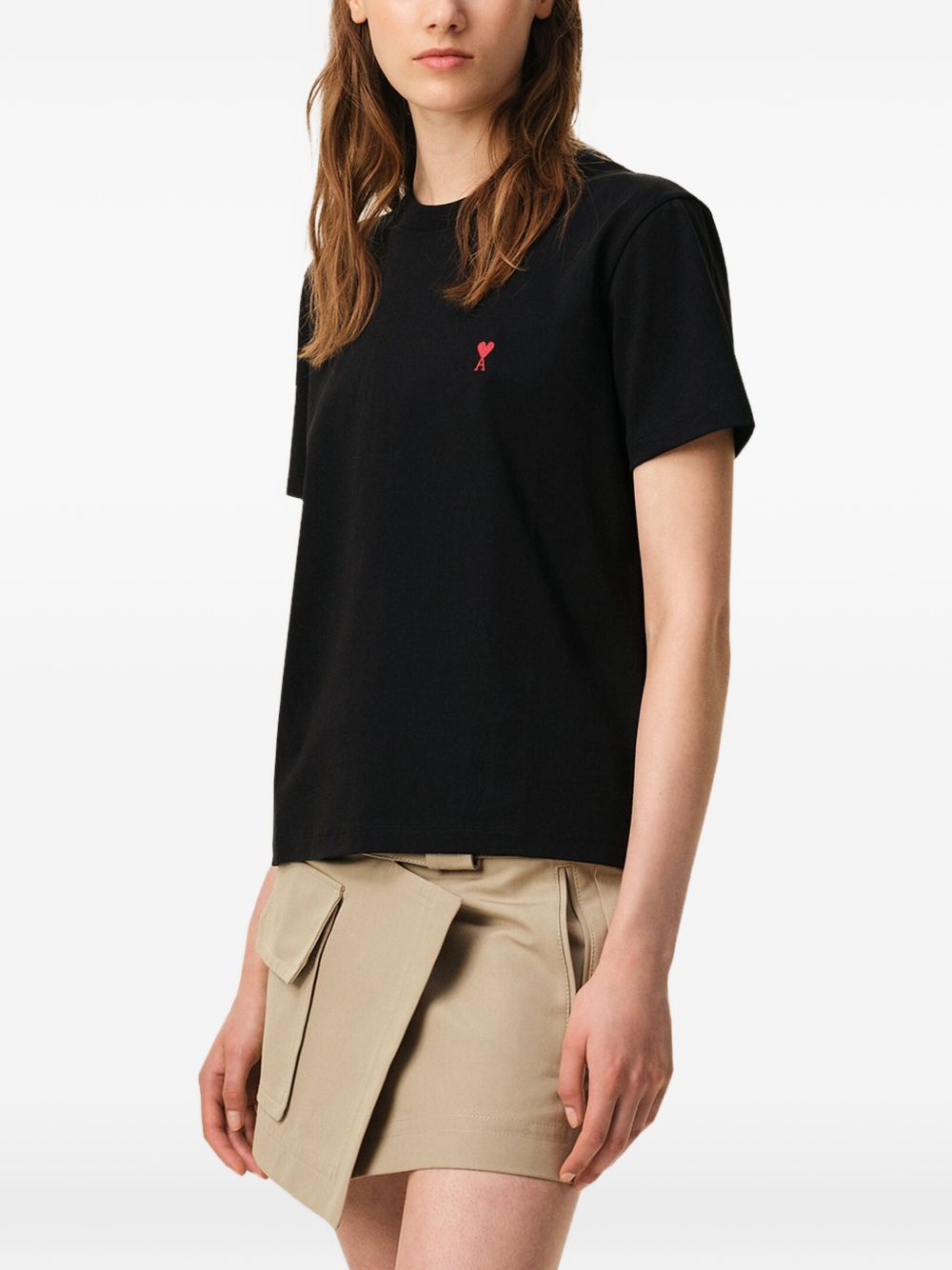 Ami Paris Women's T-Shirts And Polos Black