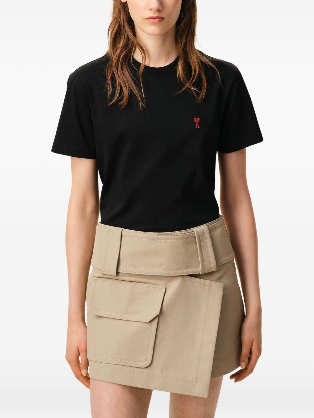 Ami Paris Women's T-Shirts And Polos Black
