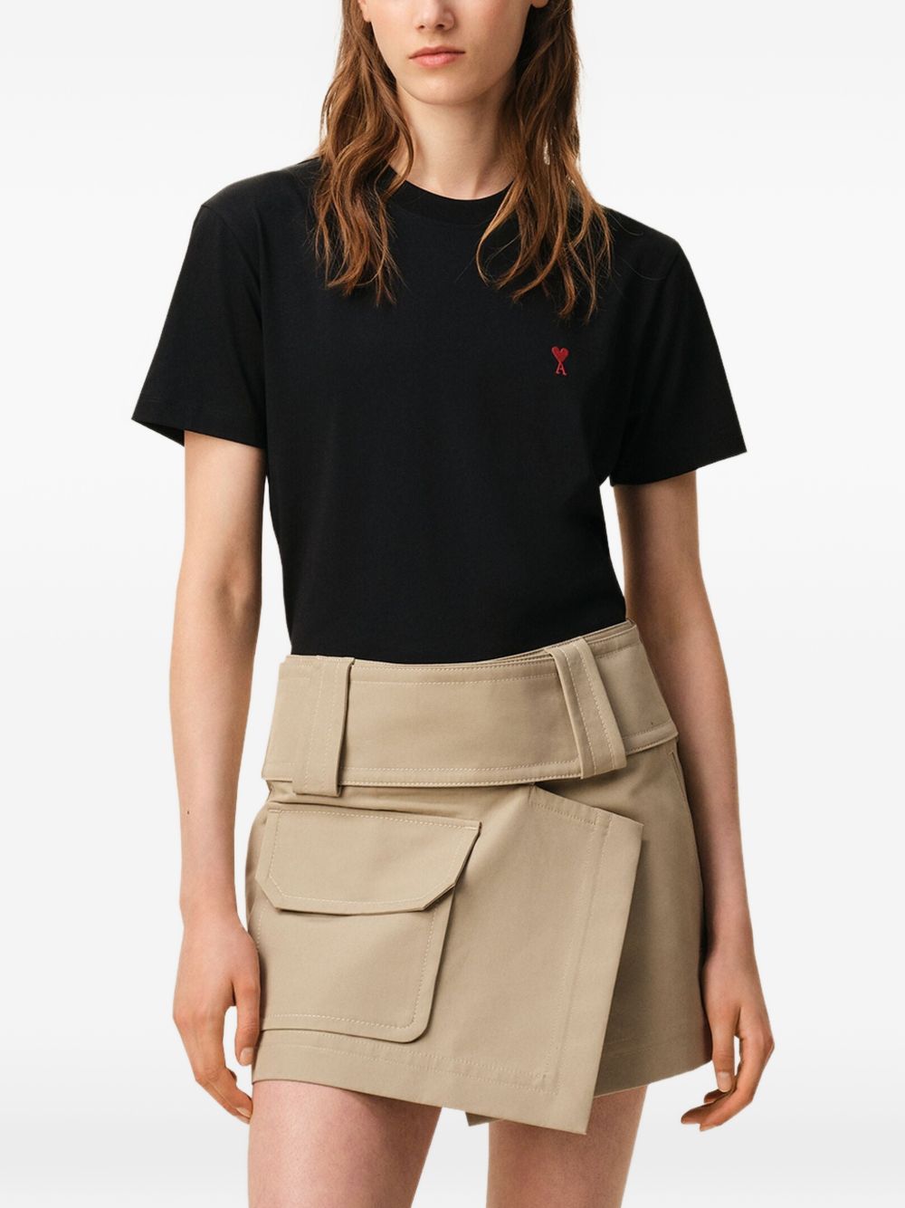 Ami Paris Women's T-Shirts And Polos Black