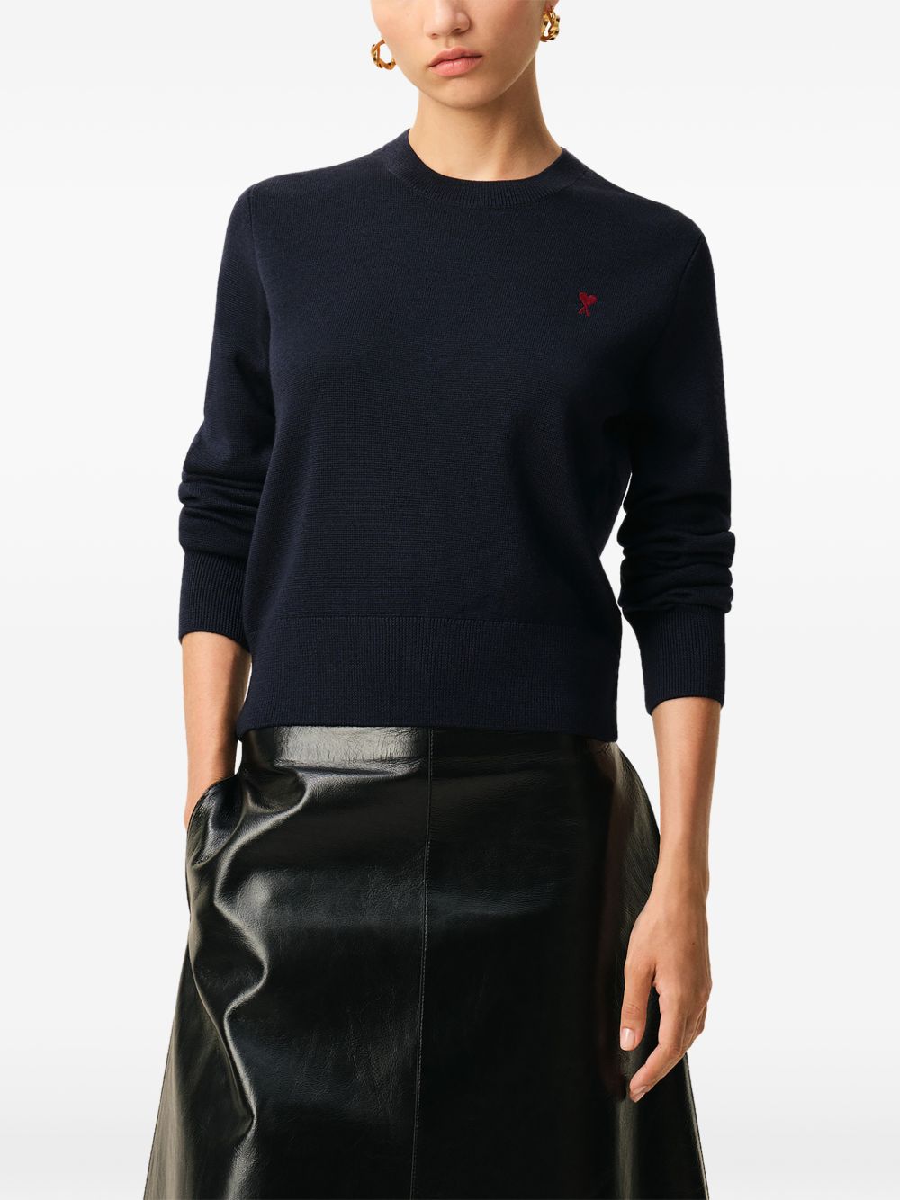 Ami Paris Women's Sweaters Navy