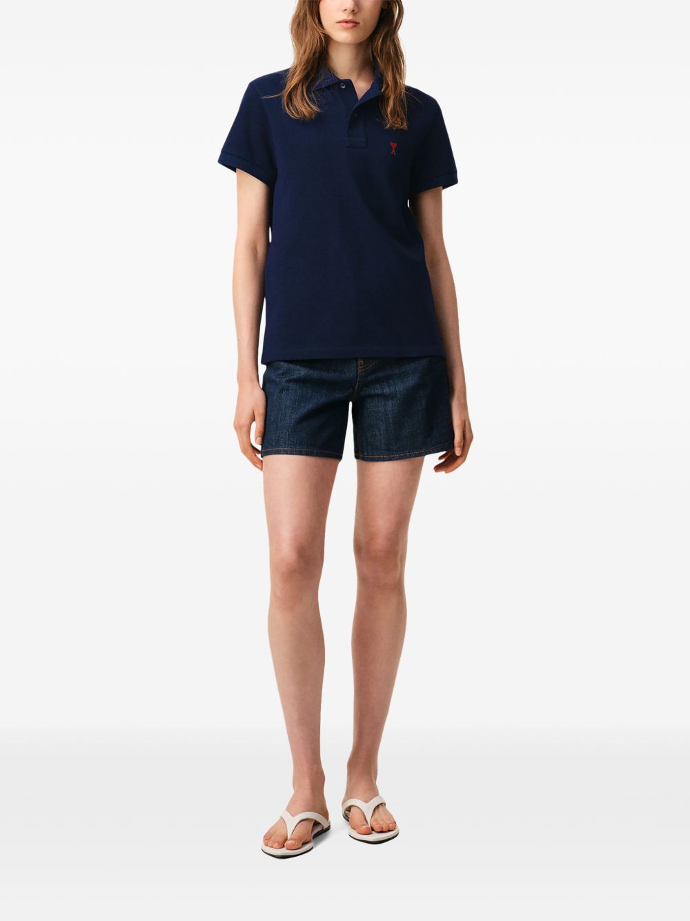 Ami Paris Men's T-Shirts And Polos Navy