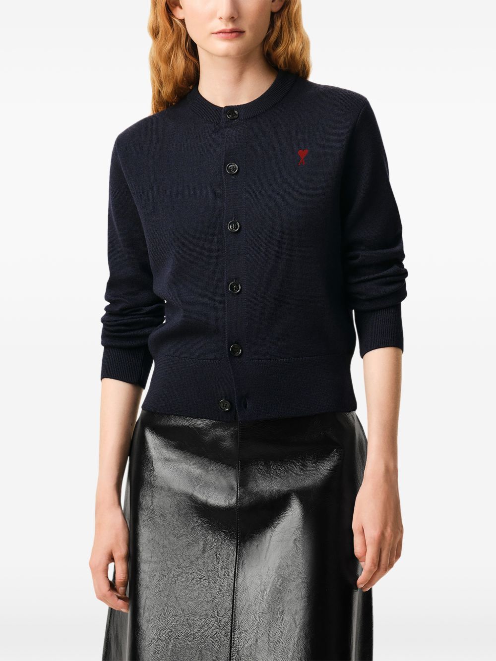 Ami Paris Women's Sweaters Navy