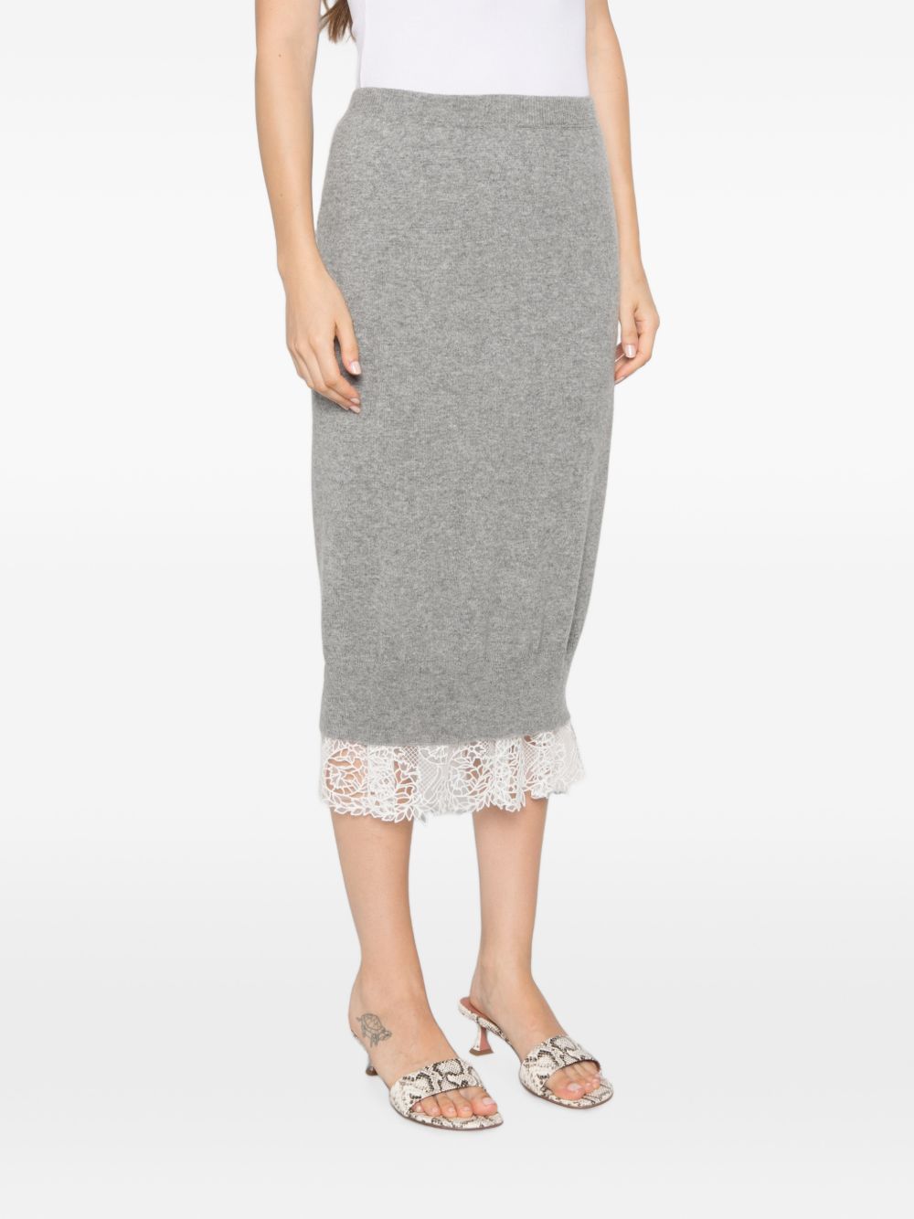 Ermanno Scervino Women's Skirts Grey