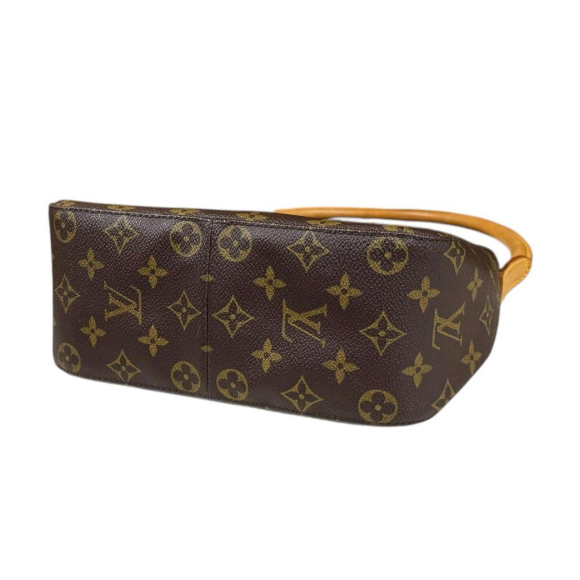 Louis Vuitton Brown Monogram Canvas Handbag (Pre-Owned)