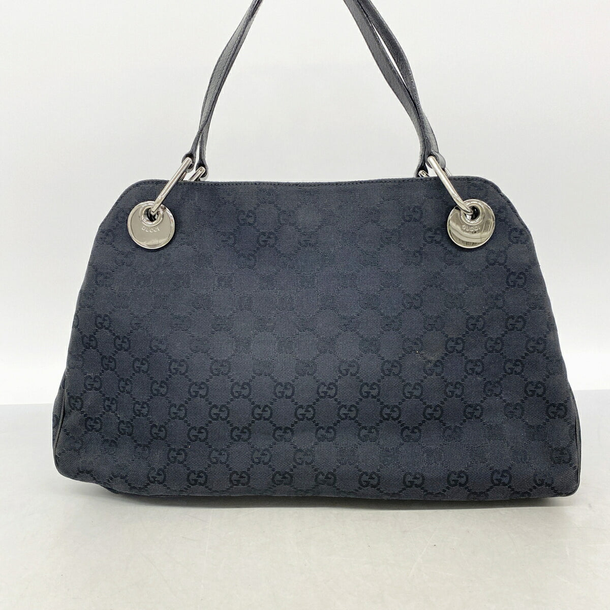 Gucci Black Canvas Handbag (Pre-Owned)