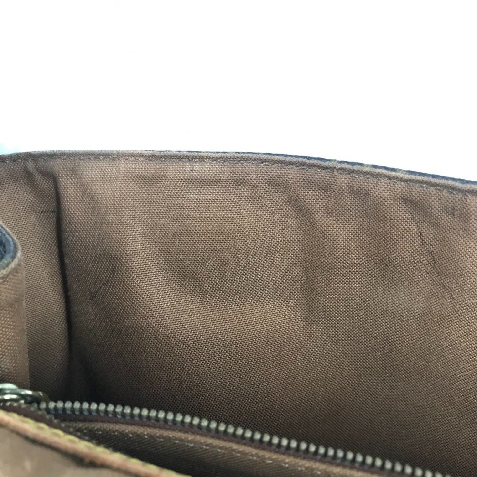 Louis Vuitton Brown Monogram Canvas Handbag Shoulder Bag (Pre-Owned)