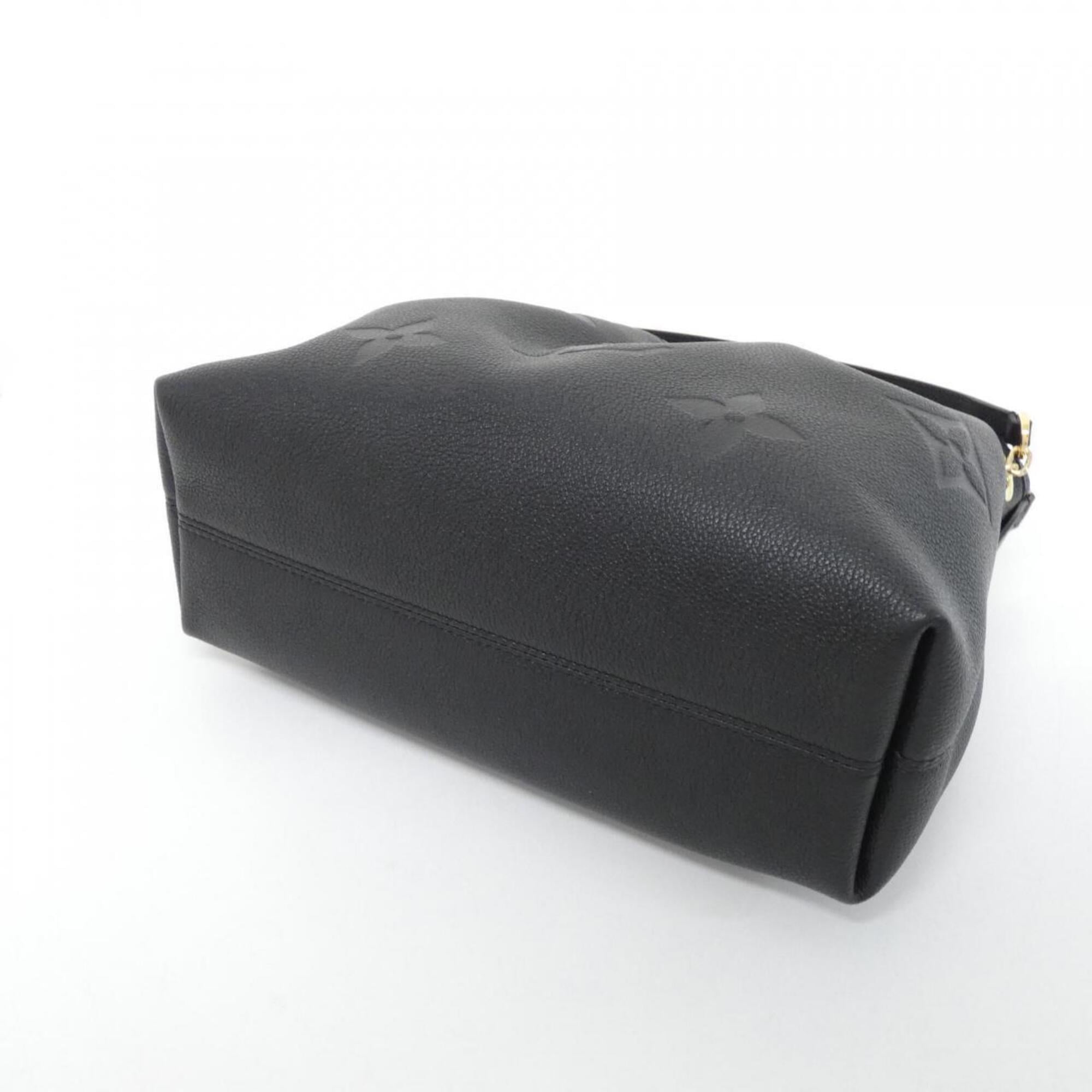 Louis Vuitton Black Leather Handbag (Pre-Owned)