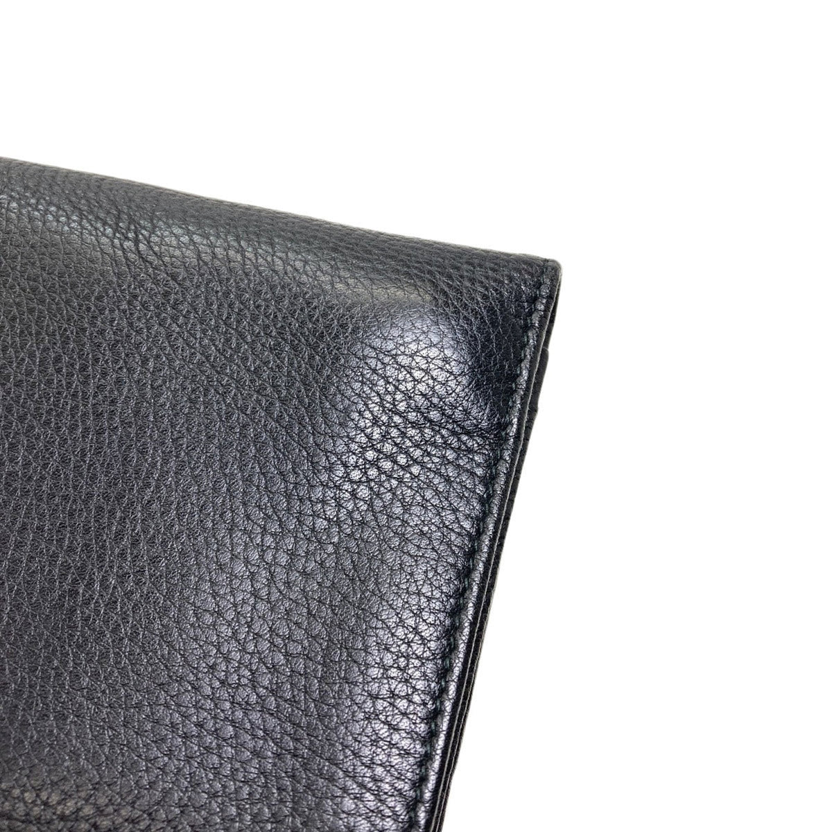Bvlgari Black Leather Long Wallet (Bi-Fold) (Pre-Owned)