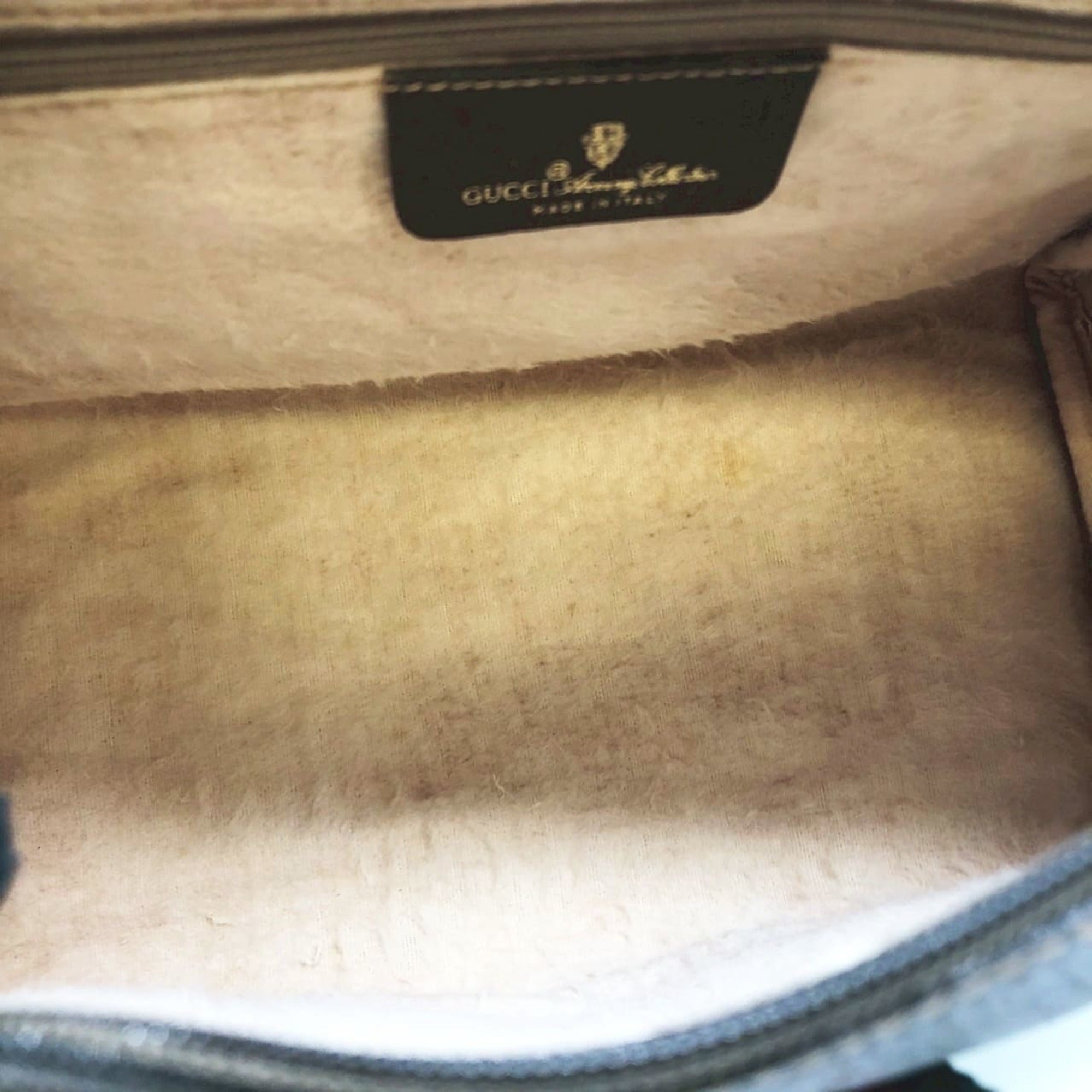 Gucci Brown Brown Gg Gg Supreme Boston Bag Handbag (Pre-Owned)