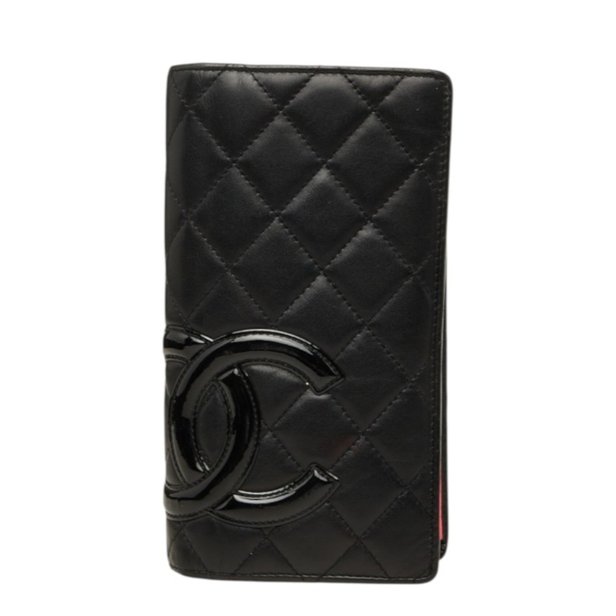 Chanel Black Cambon Ligne Long Wallet (Bi-Fold) (Pre-Owned)