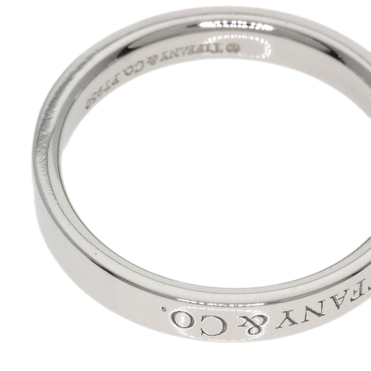 Tiffany Platinum 950 Band Ring (Pre-Owned)