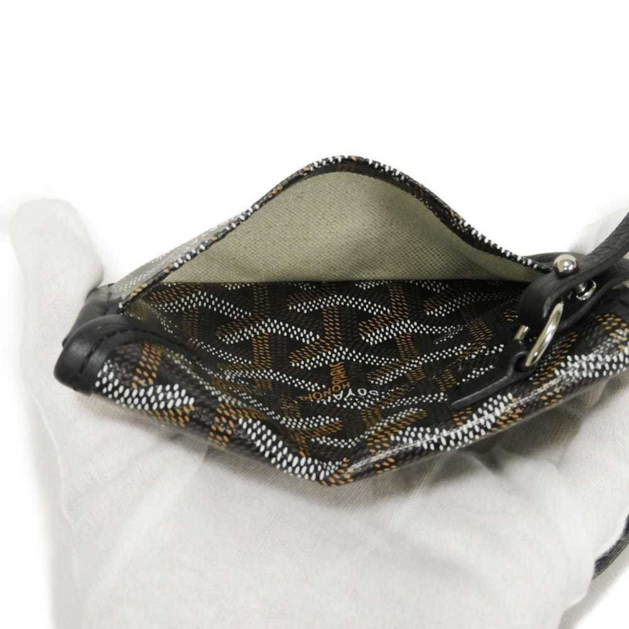 Goyard Black Canvas Leather Tote Bag (Pre-Owned)