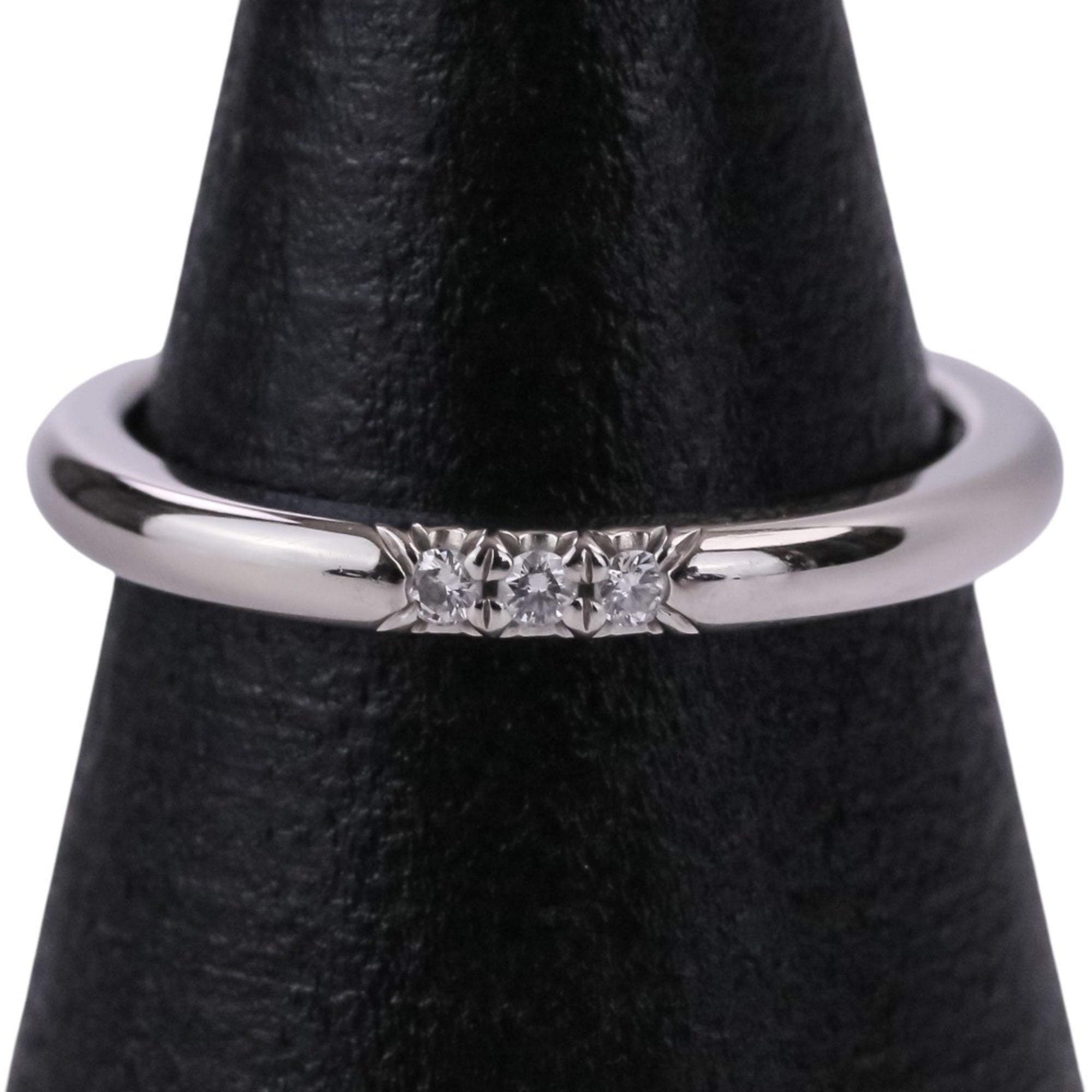 Tiffany Silver Platinum 950 Band Ring (Pre-Owned)