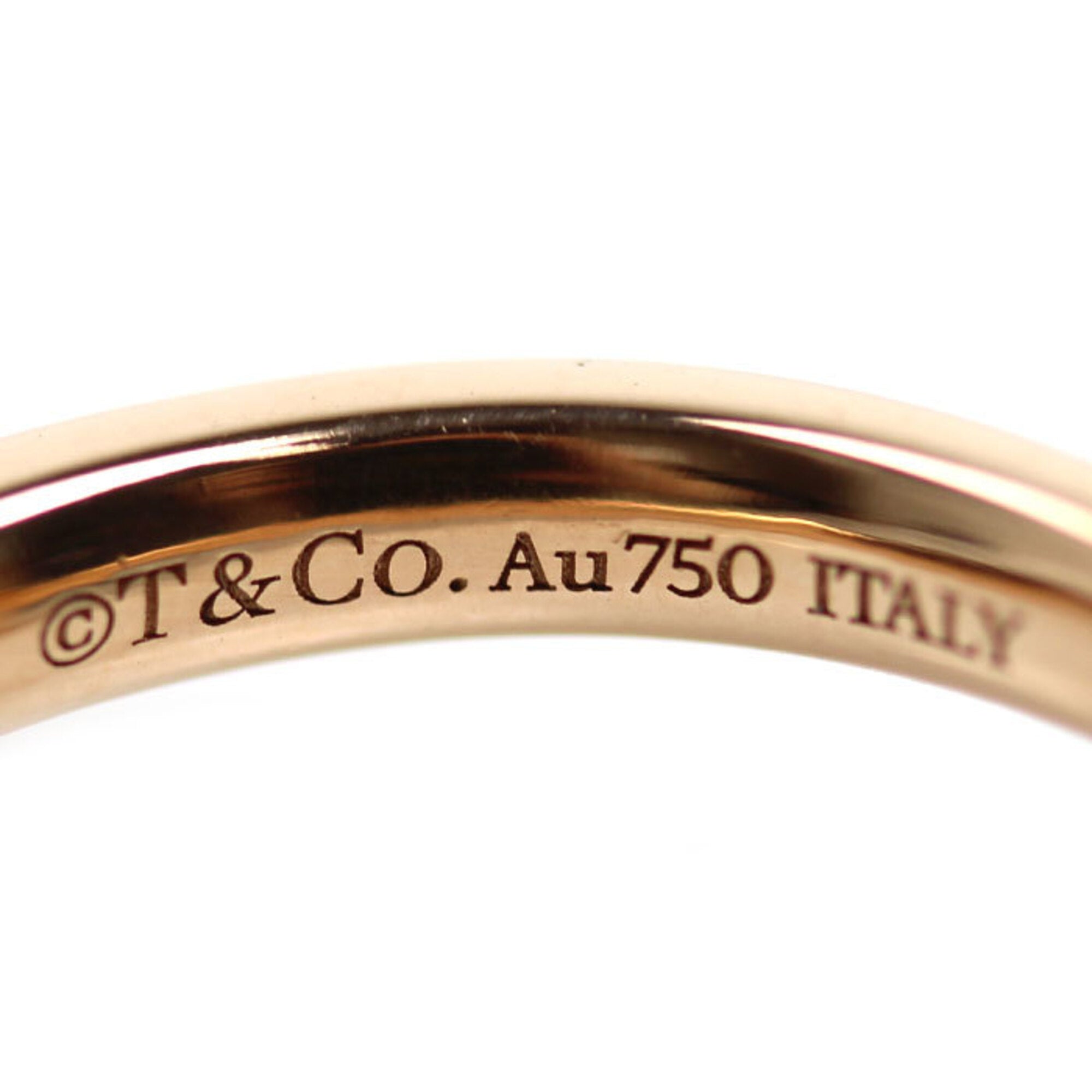 Tiffany Pink Gold (18K) Band Ring (Pre-Owned)