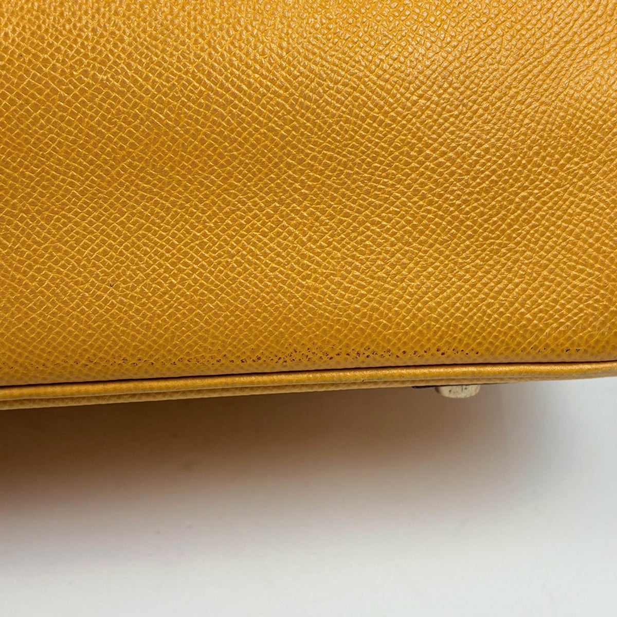 Hermes Birkin Yellow Courchevel Leather Handbag (Pre-Owned)