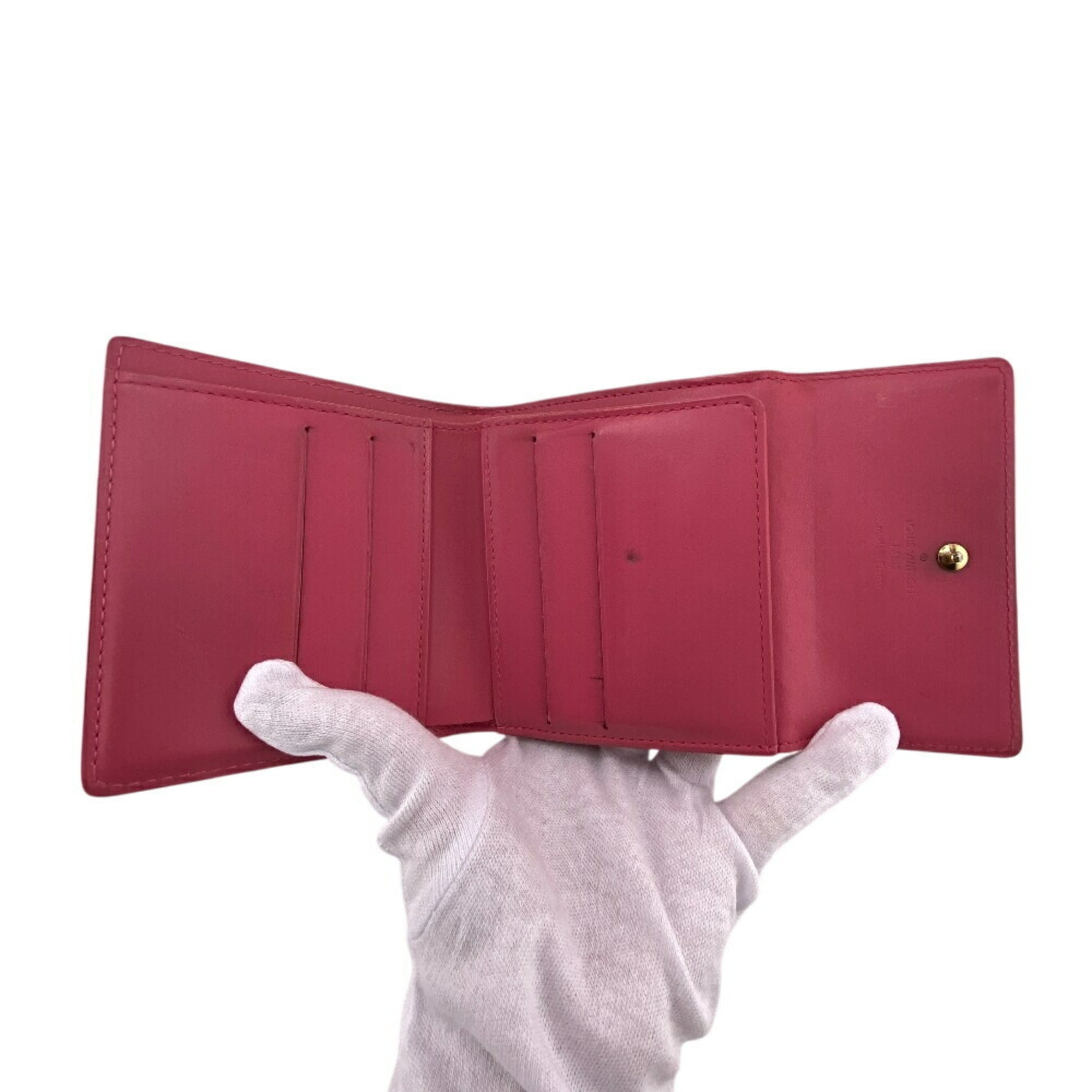Louis Vuitton Monogram Vernis Pink Monogram Vernis Wallet (Tri-Fold) (Pre-Owned)